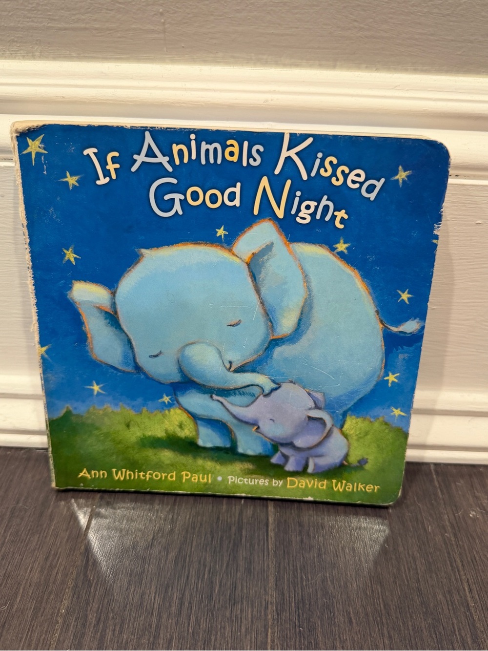 If Animals Kissed Good Night Blue Children's Board Book Reading Babies